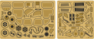 Battlestar Galactica Colonial Raptor Interior Detail Set for MOE (Photo-Etch) 1/32 Green Strawberry