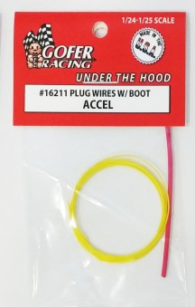 Accel Plug Wire 2ft. w/Plug Boot Material 1/24-1/25 Gofer Racing Decals