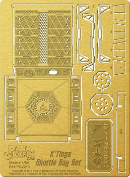 Star Trek: Klingon K'Tinga Shuttle Bay Photo-Etch Set for PLL 1/350 Paragrafix