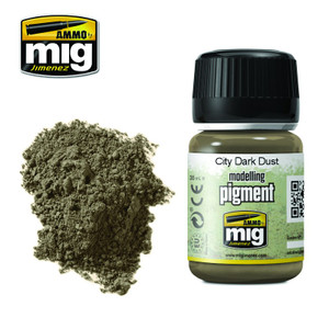 City Dark Dust Pigment Powder 35 ml AMMO of Mig Jimenez