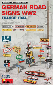 WWII German Road Signs France 1944 1/35 Miniart