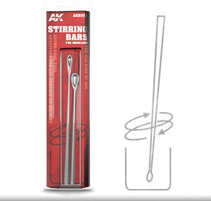 Stainless Steel Stirring Bars for Modeling (2) Ak Interactive