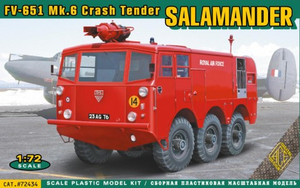 FV651 Mk6 Salamander Crash Tender Emergency Vehicle 1/72 Ace Models