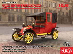 1910 Type AG Paris Taxi 1/24 ICM Models
