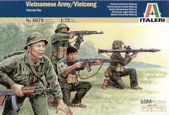 US Special Forces Vietnam War Plastic Kit 1:72 Model ITALERI 