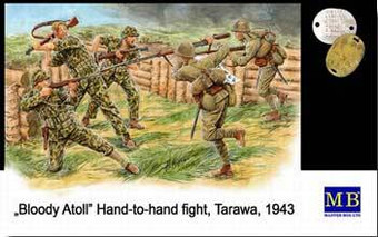 WWI Hand-to-Hand Fight German & British Infantrymen (5) 1/35 Masterbox