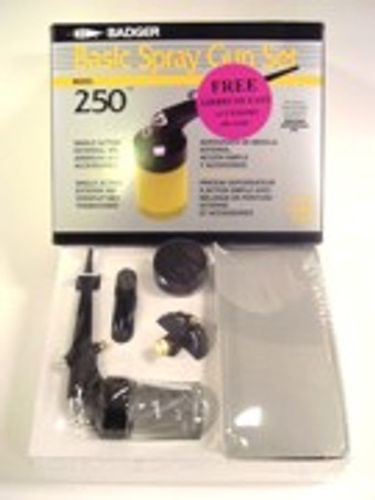 Badger 250-4 Mini Spray Gun Set with Propel