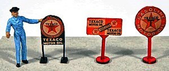 JL Innov - Vintage Gas Station Signs - Standard Oil 1930s-50s pkg(42) -  361-235