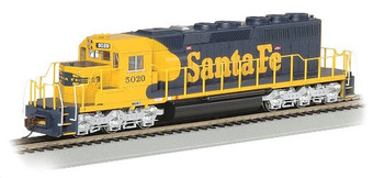 Santa Fe #3508 (Blue & Yellow) GP40 Diesel Locomotive DCC Equipped
