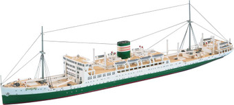 Hikawamaru Ocean Liner 1/700 Hasegawa