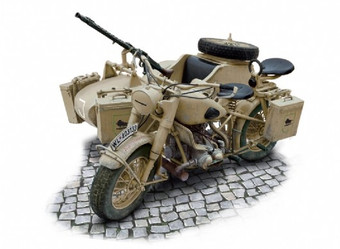 Tamiya Maquette 1/48 : Sidecar allemand pas cher 