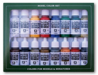 17ml Acrylic Paint Bottles Model Colors Vallejo