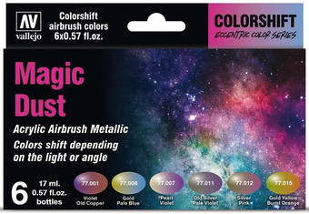 Vallejo Color Set Metallics Premium RC Colors, Multi-Coloured, 60 ml (Pack  of 5) (VJ62103)