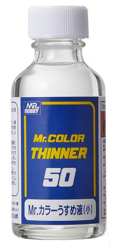 Mr Color Thinner 110ml Glass Bottle Mr Hobby (GUZT102)