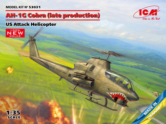 US Army AH-1G Arctic Cobra Helicopter 1/32 ICM Models