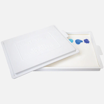 Masterson Sta-Wet Painters Pal Watercolor Palette, Reusable, 13 x 12 x 1  1/2, White