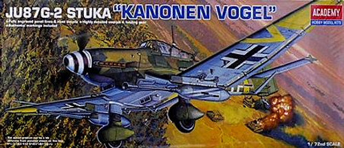Junkers Ju 87G-2 Stuka 'Kanonen Vogel' 1/72 Academy
