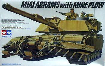 M1-A1 Abrams w-Mine Plow US Marines 1/35 Tamiya