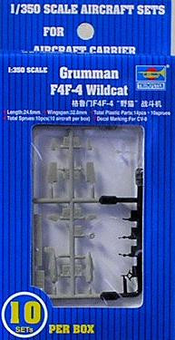 Grumman F-4F4 Wildcat Aircraft Set 10-Pack 1/350 Trumpeter