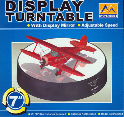 7" Diameter Mirrored Turntable Trumpeter