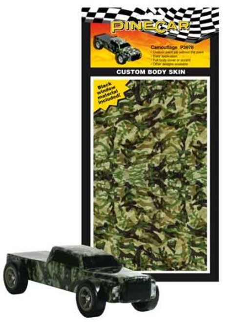 Camouflage Custom Body Skin Pinecar