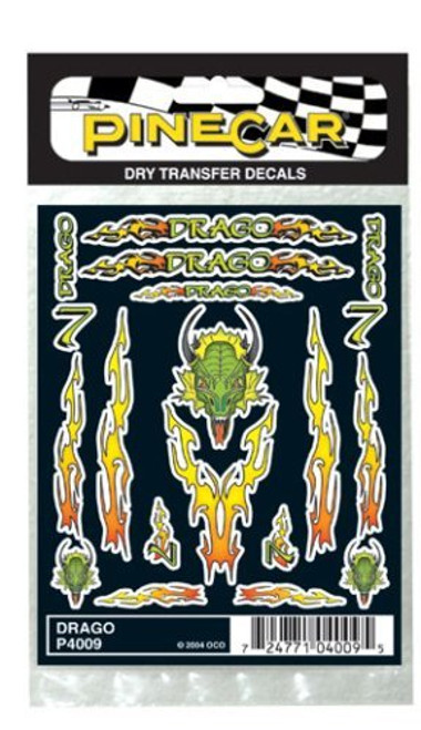 Drago Dry Transfer Pinecar