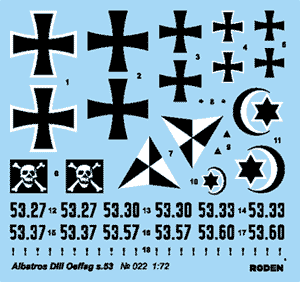 Albatros D.III OEFFAG 1/72 Roden