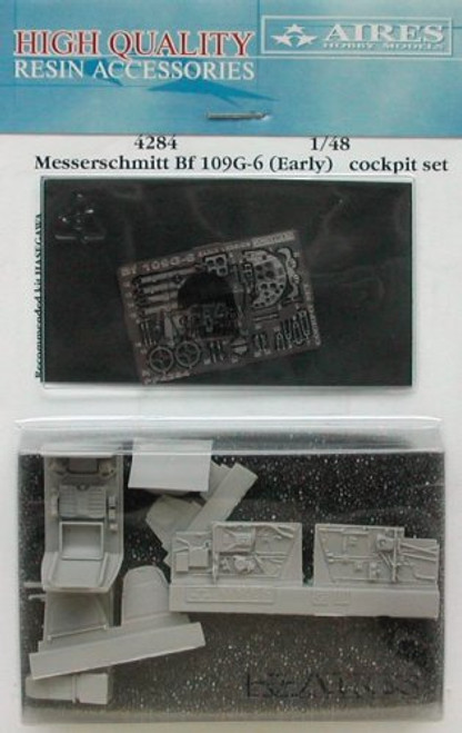 Messerschmitt BF-109G6 (Early) Cockpit Set (for Has) 1/48 Aires