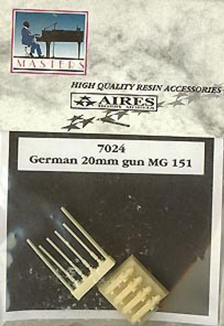 German 20mm MG151 Machine Gun (Resin Only) 1/72 Aires