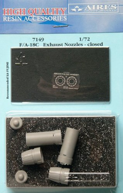 F/A-18C Hornet Exhaust Nozzles Closed (For FJM) 1/72 Aires