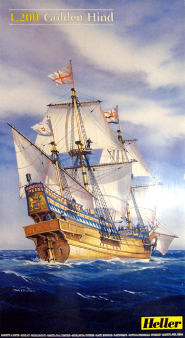 Golden Hind Sailing Ship 1/200 Heller