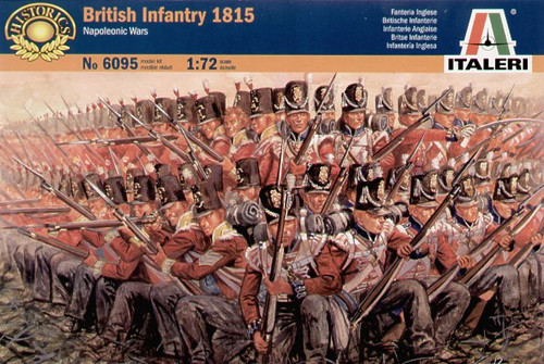 Napoleonic Wars British Infantry 1815 1/72 Italeri
