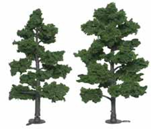 Medium Green Ready-Made Trees 6" - 7" Woodland Scenics