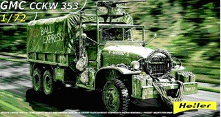 GMC CCKW 353 Canvas Covered Military Truck 1/72 Heller