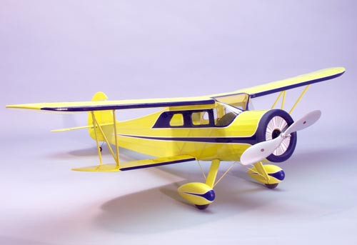 Waco ARE Wooden Airplane Kit  Wingspan 35" (Suitable for Electric R/C) Dumas