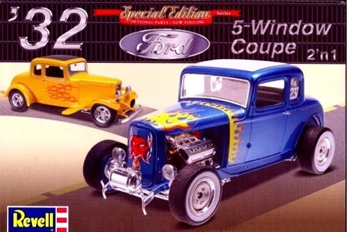 1932 Ford 5-Window Coupe (2 in 1) 1/25 Revell Monogram