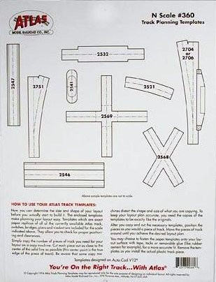 N Track Planning Template Atlas Trains