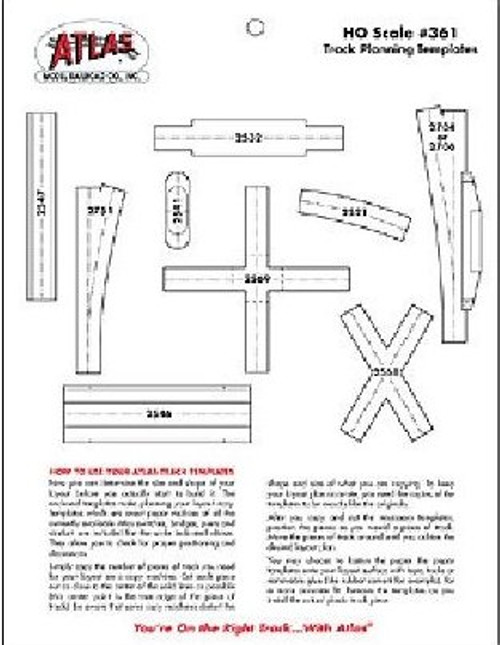 Printable Ho Scale Track Template Printable Templates