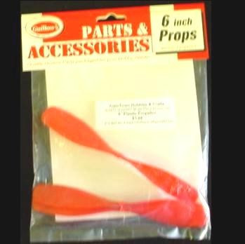 Plastic Propellers 6"  (3) Guillows