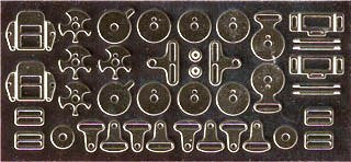 2-Racing Harness Sets w/Fabric Woven Seat Belts (Photo-Etch) 1/24 Scale Motorsport