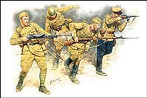 Soviet Infantry in Action Eastern Front 1941-1942 1/35 Master Box