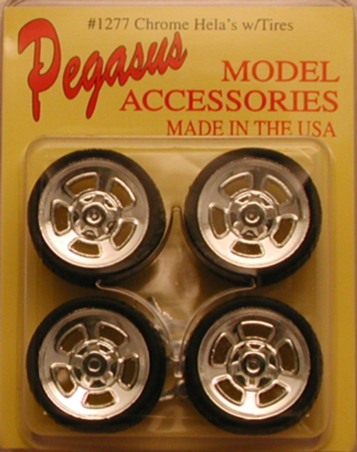 Hella's 19" Chrome Rims w/Tires (4) 1/24-1/25 Pegasus
