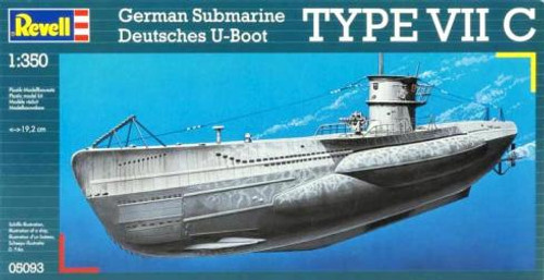U-Boat Type VIIC Submarine 1/350 Revell Germany