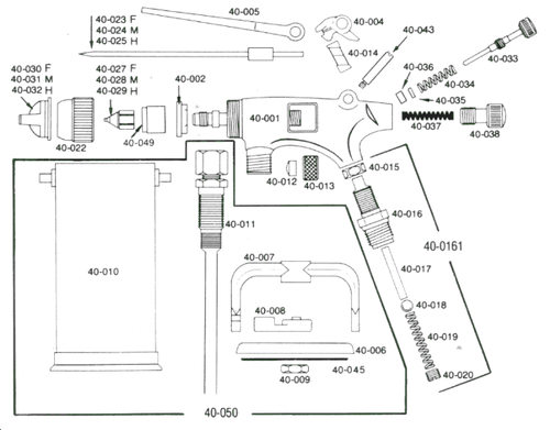 Needle Spring for Model 400 Badger