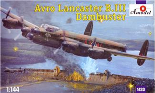 Avro Lancaster B.III Dambuster Bomber 1/144 A-Model