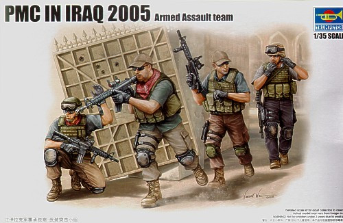 PMC in Iraq Armed Assault Team 1/35 Trumpeter