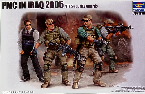 PMC in Iraq VIP Protection Team 1/35 Trumpeter