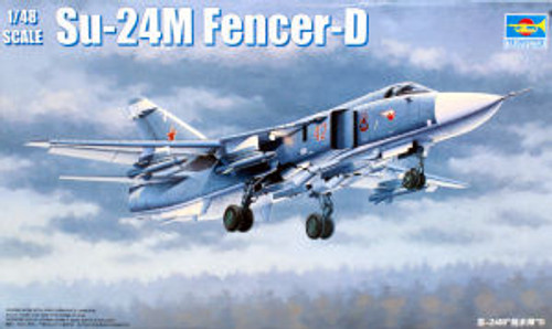 Sukhoi Su-24M Fencer D Russian Attack Aircraft 1/48 Trumpeter