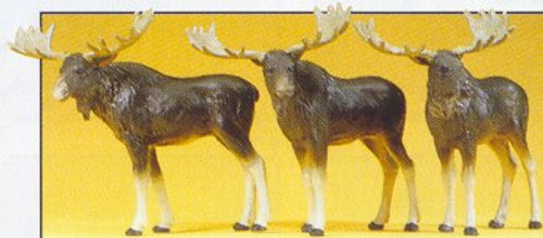 Moose (3) HO Preiser Models