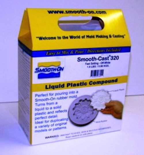 Smooth Cast 320 Fast Setting Urethane Liquid Plastic Casting Compound 2-Part (Pint) Smooth On